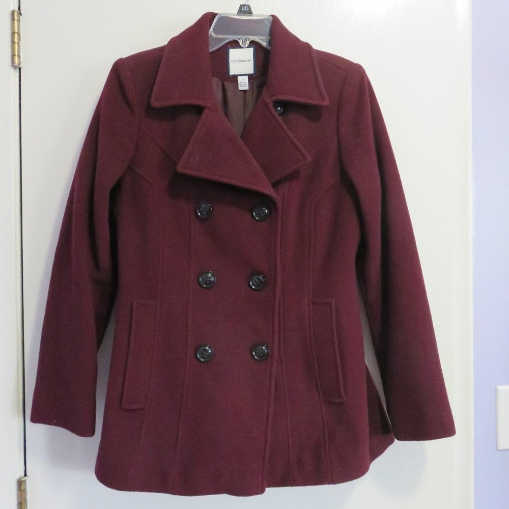 Croft & Barrow Wool Pea Coat in Size Small